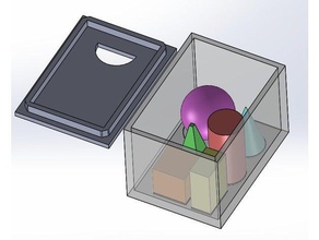 box solide 3d-Bildung math 3d print model - Mito3D