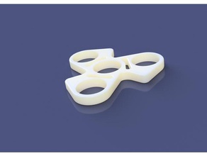 ranurado codo spinner juguetes y accesorios de juego fidgetspinner fidget mano juguete la 3d print model - Mito3D