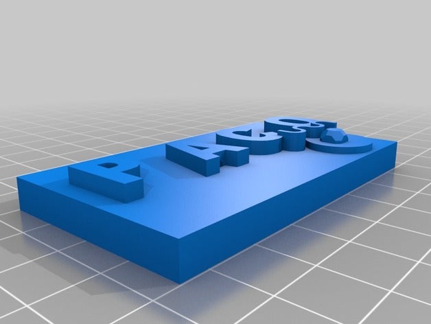 la placa de paco 19 junio La impresión en 3d 3D print model - Mito3D