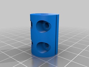 z-axis coupler 5-5 mm stepper threaded rod coupling 3d printer parts customized 3d print model - Mito3D