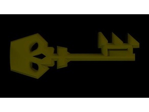 golden key borderlands 2 edited toy & game accessories 3d print model - Mito3D