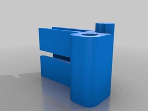 hinge set german reprap x400's housing lid 3d printer accessories item profile x400 3d print model - Mito3D