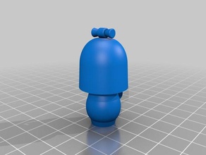 kokeshi doll people 3d print model - Mito3D