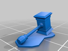 martillo de guerra las esculturas warhammer 3d print model - Mito3D