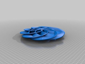 moebius flor matemática 3d print model - Mito3D
