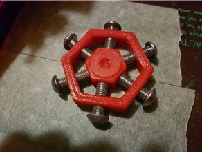 2 3 4 6 bolty fidget spinner toys & games fidgetspinner toy 3d print model - Mito3D