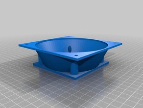washer fan thingy 120mm 90mm customized 3d print model - Mito3D