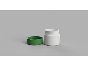 pequeno frasco de tampa recipientes 3d print model - Mito3D