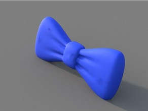 gravata borboleta clipes de botão a moda os acessórios surpreendente vestuário beleza o azul uma legal criativo fácil impressão divertido fusion360 homens mens remix render laço 3d print model - Mito3D