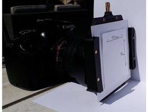 filter holder diameter 87mm 100 mm camera 3d print model - Mito3D
