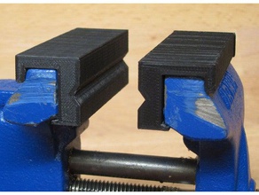weiche Backen irwin yost 3-Zoll-clamp vise Teile soft-Klemmbacken 3d print model - Mito3D