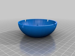 cash tray art ash bowl container poker weed 3d print model - Mito3D