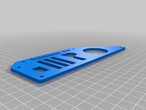 monoprice sélectionnez mini panneau latéral gauche 4dm brutus kit L'imprimante 3d de pièces 3d print model - Mito3D