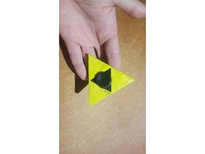 triforce fidget spinner giocattoli meccanici filatori la leggenda di zelda link 3d print model - Mito3D