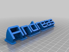 andreas office customized 3d print model - Mito3D