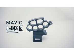 steady grip handle your dji mavic camera steadycam 3d print model - Mito3D