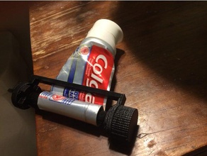 ratcheting toothpaste squeezer bathroom accessories ratchet 3d print model - Mito3D