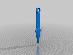 coltello da lancio oggetti di scena 3d print model - Mito3D