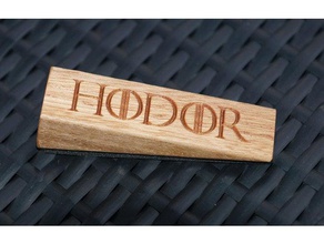 game thrones hodor door stop props 3d print model - Mito3D
