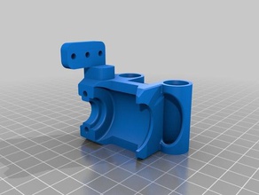 monoprice select mini gt2 carriage bl touch mount 3d printer parts 3d print model - Mito3D