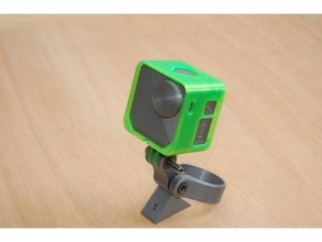 mokacam quadro câmera a bateria suporte estendida monte de montagem 3d print model - Mito3D