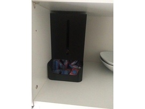contenedor lavavajillas pestañas cocina y comedor 3d print model - Mito3D