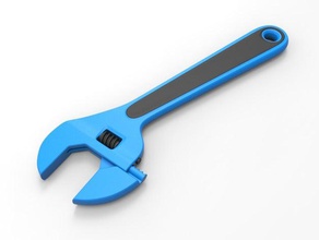 wrench 3d printing household tool vectary 3d print model - Mito3D