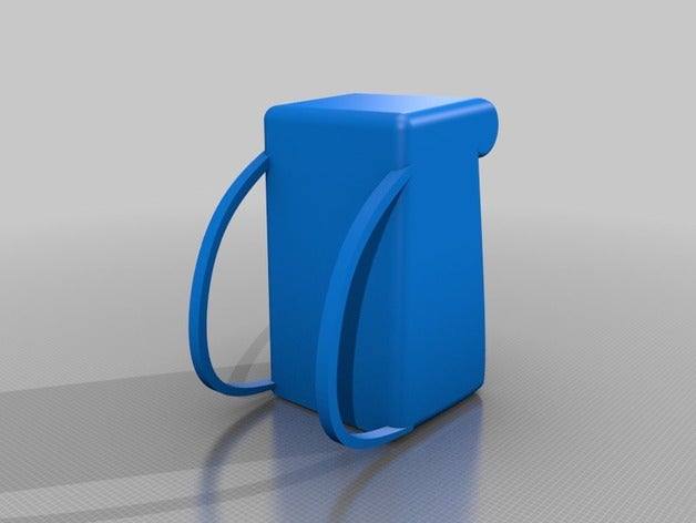 mod sırt çantası 3d sac dos model le sanat 3D print model - Mito3D