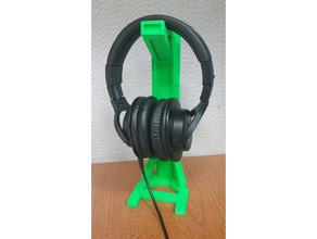 multi piece headphone stand free standing organization headphones holder 3d print model - Mito3D