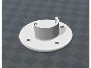 tubo de soporte del irl verter bobine filamento titular la Impresora 3d accesorios 3d print model - Mito3D