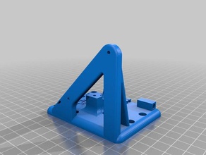 bowden mount w led anet a8 L'imprimante 3d de pièces mont 3d print model - Mito3D