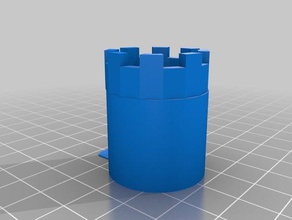 dice tower toruture test my first model 3d printing tests 3d print model - Mito3D