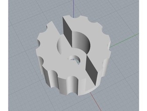 anet a8 bed leveling knob electronics 3d print model - Mito3D