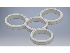 dual tri quad fidget spinners toys & games 608 adhd bearings edc ocd spinner 3d print model - Mito3D