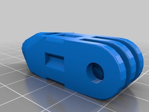 gopro de montaje m8 la varilla cámara personalizado 3d print model - Mito3D