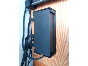 yüzey dock duvar askı aparatı monte edin tablet takma yerleştirme istasyonu microsoft pro 4 bölmesi bulunur duvara 3d print model - Mito3D