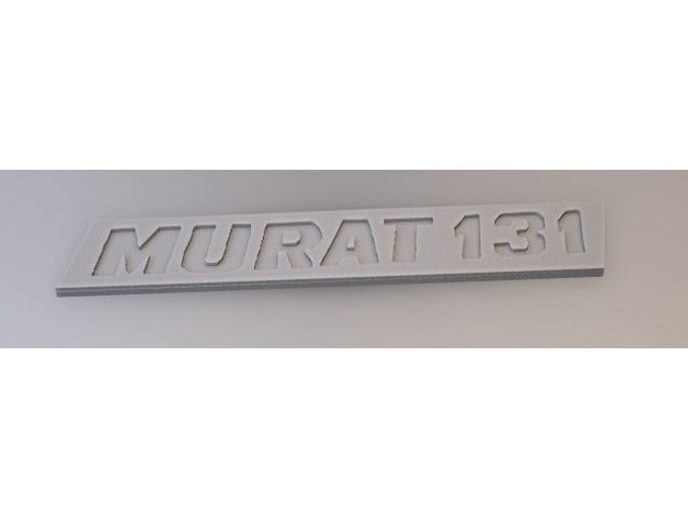 tofas murat 131 logo automotive 3D print model - Mito3D