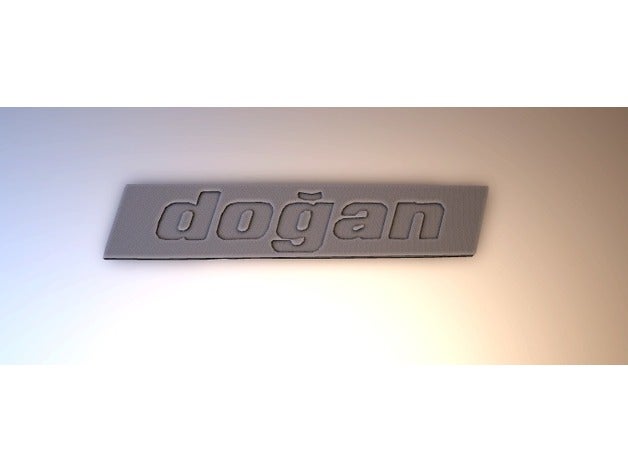 Tofaş murat 131 doğan logosu Otomotiv 3D print model - Mito3D