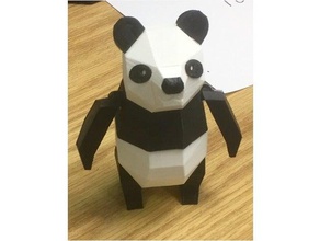 panda a los animales 3d print model - Mito3D