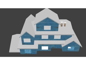 Hallo Nachbar Ankündigungs-trailer house - floor 2 Gebäude & Strukturen helloneighbor helloneighbour Haus Lage 3d print model - Mito3D