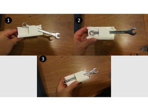 anahtar palm adaptörü el aletleri yardım assistivetech yardımcı teknoloji sakatlık mesleki terapi ortez İngiliz anahtarı 3d print model - Mito3D