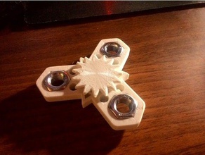 triángulo spiner juegos y juguetes spinner 3d print model - Mito3D