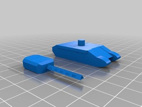 tankı railgun arısı m2 3d baskı 3d print model - Mito3D