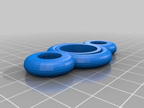 il mio personalizzato bot spinner 2 ball giocattoli meccanici su misura 3d print model - Mito3D