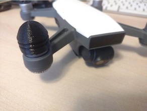 dji faísca tampas do motor A impressão 3d drone mavic quad 3d print model - Mito3D