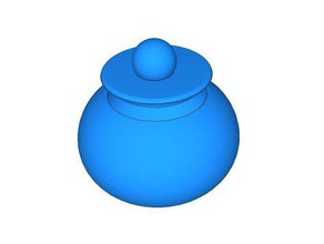 bowl lid art wslab 3d print model - Mito3D