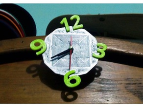 de l'horloge décor 3d print model - Mito3D