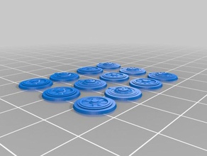 las minas terrestres reescalado 20mm 1 72 wargaming La impresión en 3d 3d print model - Mito3D