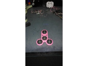 carne giratório demension gadgets 608 caps rolamento rolamentos bolas dong fidget mão homem a do partes de cabeça cor-de-rosa 3d print model - Mito3D