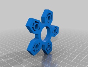 fidget spinner 2 Spielzeug & Spiele 3d print model - Mito3D